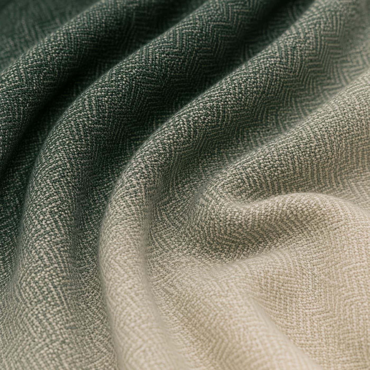 Forest Green Ombre Scarf, fabric detail
